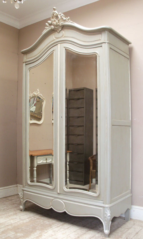 large french antique rococo style armoire